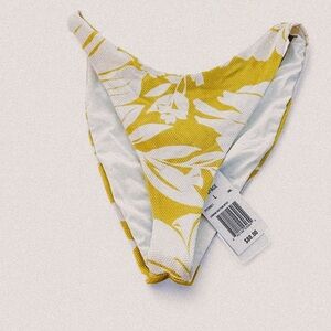 l'space havana blooms cabana yellow Tropical burst bikini bottoms Large